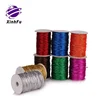 Braided gold metallic round elastic string cord for card decoration and clothes