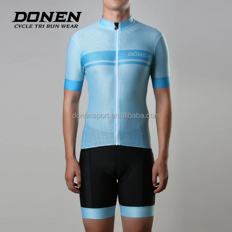Donen short sleeve cycling jersey customized fV neck cycling clothing