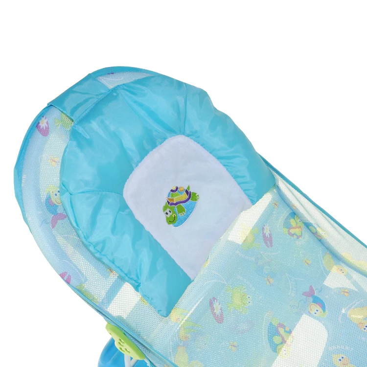 Fast delivery infant product portable foldable baby bather bath seat chair 