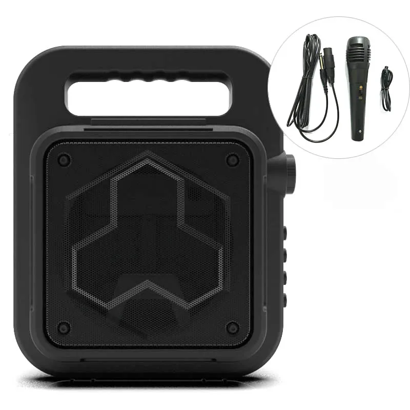 Portable bluetooth speaker with FM radio USB LINE IN recording outdoor speaker bluetooth - ANKUX.COM