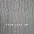 100% polyester glue printed crocodile pv plush fabric