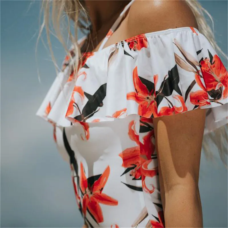 New-One-Piece-Swimsuit-Women-Sexy-Swimwear-Female-Ladies-Summer-Flower-Printed-Ruffled-Off-Shoulder-Bangdage (1)