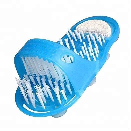 Ванная комната для ног-Уход Инструмент Easy массажер для ног чистой Тапочки с Поломоечные кисти