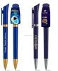 2d or 3d customized clip ballpen CH-6897 cartoon Custom Mold Clip Pens pen with nice and customized clip