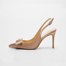 Wedding party pointed toe stiletto heels sexy pumps women shoes 2018