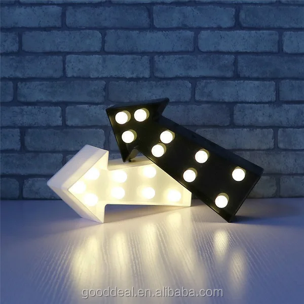 white letter symbol led marquee night light sign alphabet light