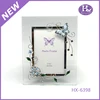 HX-6398 Butterfly Decorated 4x6 latest design of real butterfly photo frame hardware