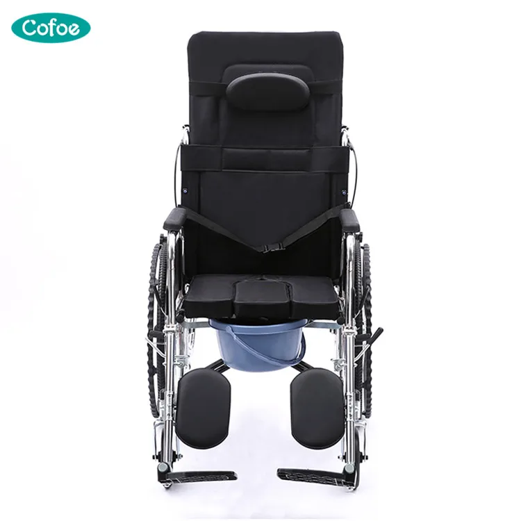 medical care wheel chair for disabled people commode wheelchair