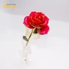24k gold foil rose/Pink gold plated rose 24k golden dipped rose