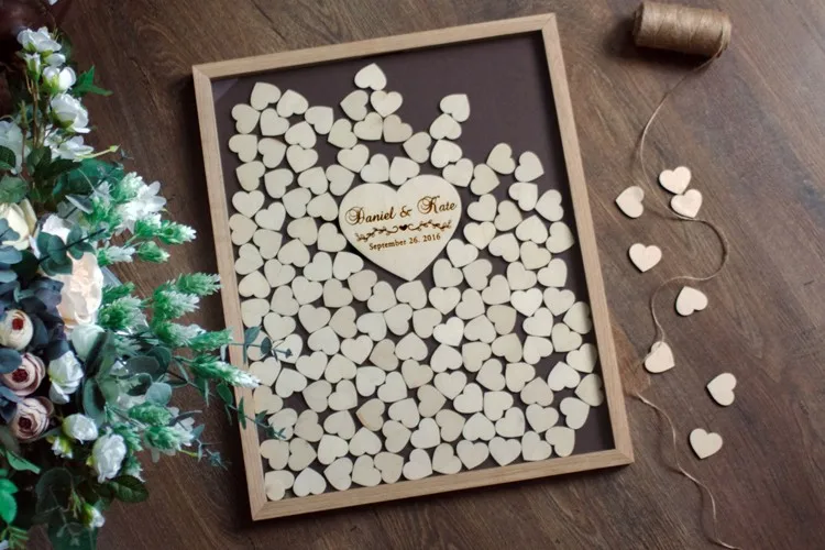 custom guest check book wedding guest book