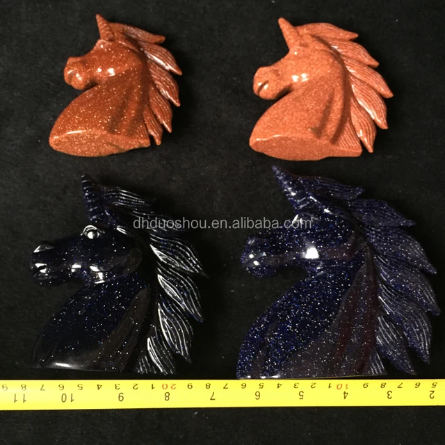 new arrived handmade golden sand carved crystal figurines life