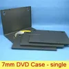 7mm black single/double plastic dvd case south america