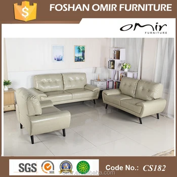2017 New Model Saudi Arabia Pu Leather Sofa Factory Arm Covers