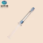 Free sample 2ml 2.25ml luer lock cbd oil prefilled borosilicate glass syringe