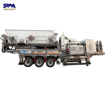 2018 new products portable rock crushing plant, big mobile crusher