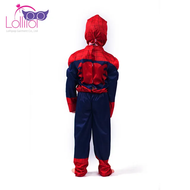 Carnevale di Halloween ferro di alta qualità spiderman costume cosplay per i bambini