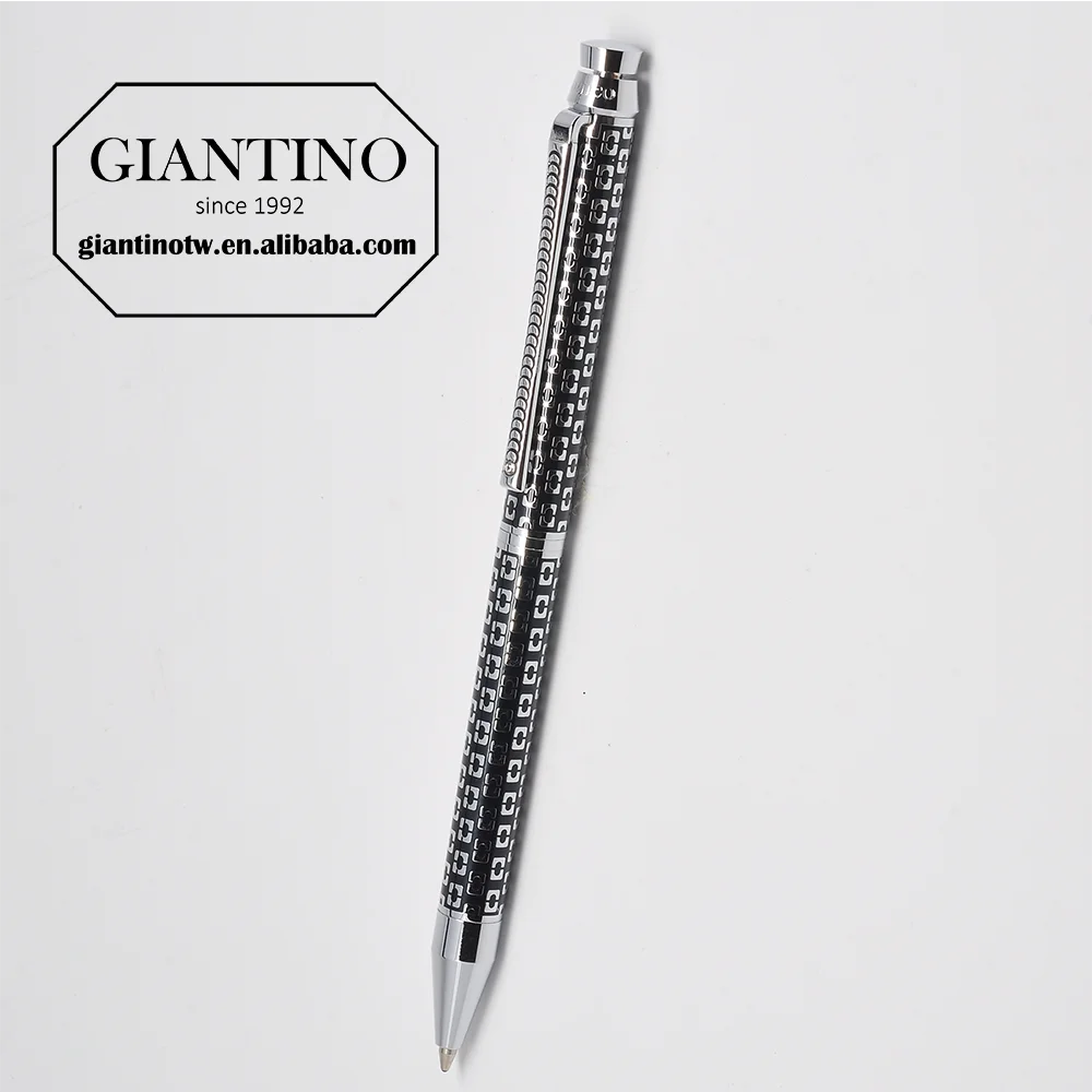 etching pens with custom logo metal slim pen