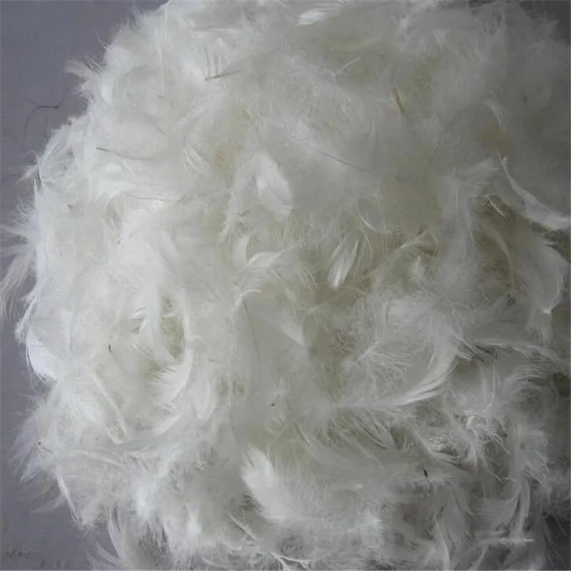 China cheap duck wholesale latest washed white goose feather for sale