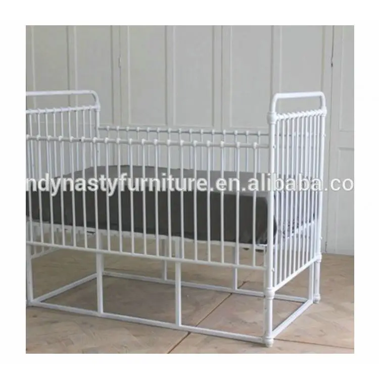 vintage iron baby crib