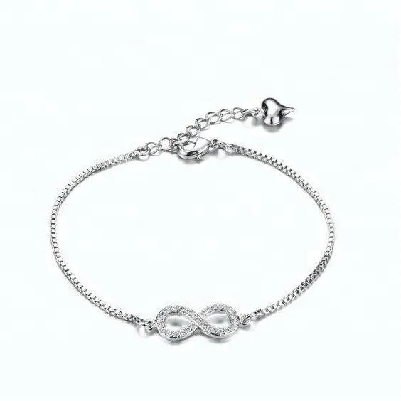 Mexico Fashion Jewelry Exquisite 8 Character Infinite White gold Diamond Bracelet Cicret Smart Bracelet
Mexico Fashion Jewelry Exquisite 8 Character Infinite White gold Diamond Bracelet Cicret Smart Bracelet