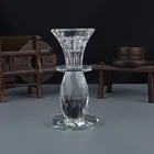 Functional OEM Service Modern K9 Crystal Glass Decoration Flower Vase