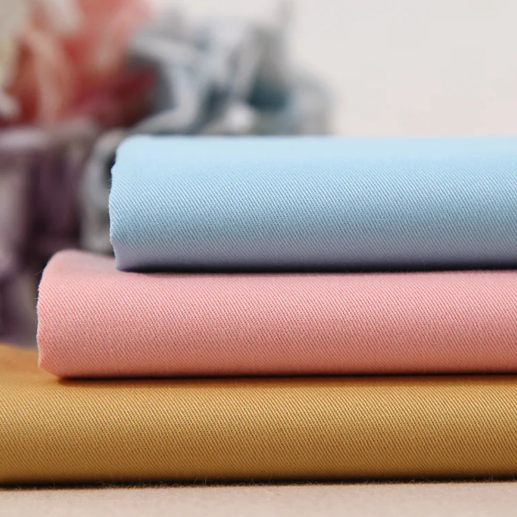 cotton 98% spandex 2% stretch sateen fabric for garment