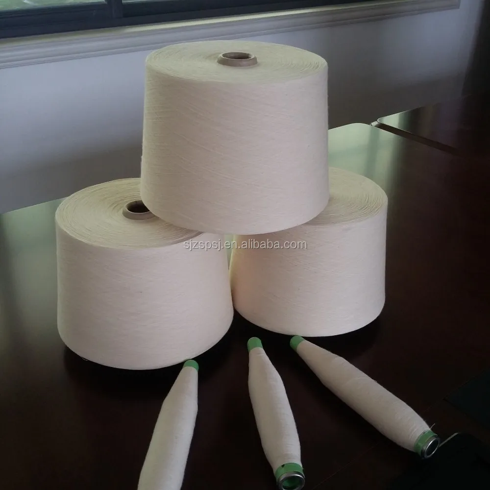 100% cotton combed yarn ne 24/1 raw white and dyed