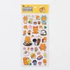 OEM Child cartoon Food grade gift packaging stickers 3D bubble stickers