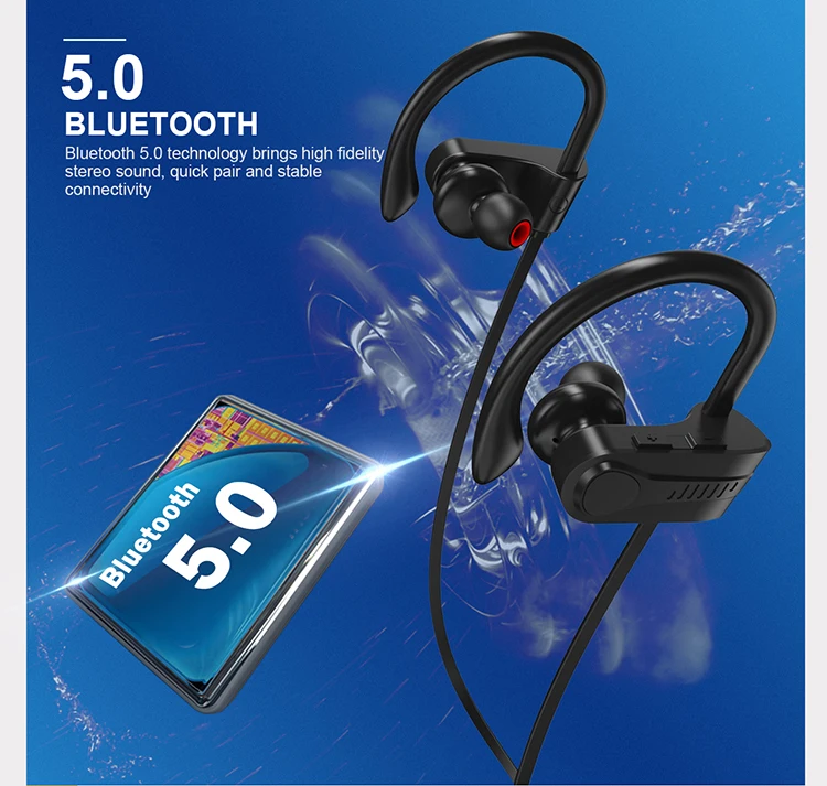 Super Bass V 5.0 Portable Twins Bluetooth Earbuds Without Wire RU13 - ANKUX.COM