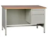 Simple office desk table design powder coated metal secretary desk