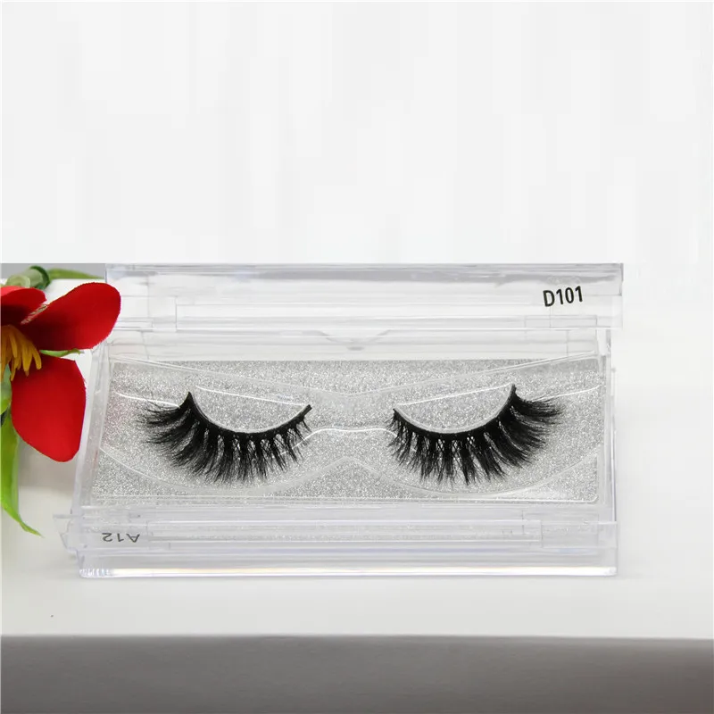 Hand made  custom  packaging 3d mink eyelashes  private label  3d mink lashes