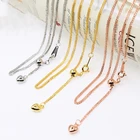 Wholesale 925 sterling silver accessory foxtail necklace with heart shape pendant and extra chain for jewelry making