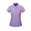 Custom Short Sleeve Women Fit Golf Polo T Shirt