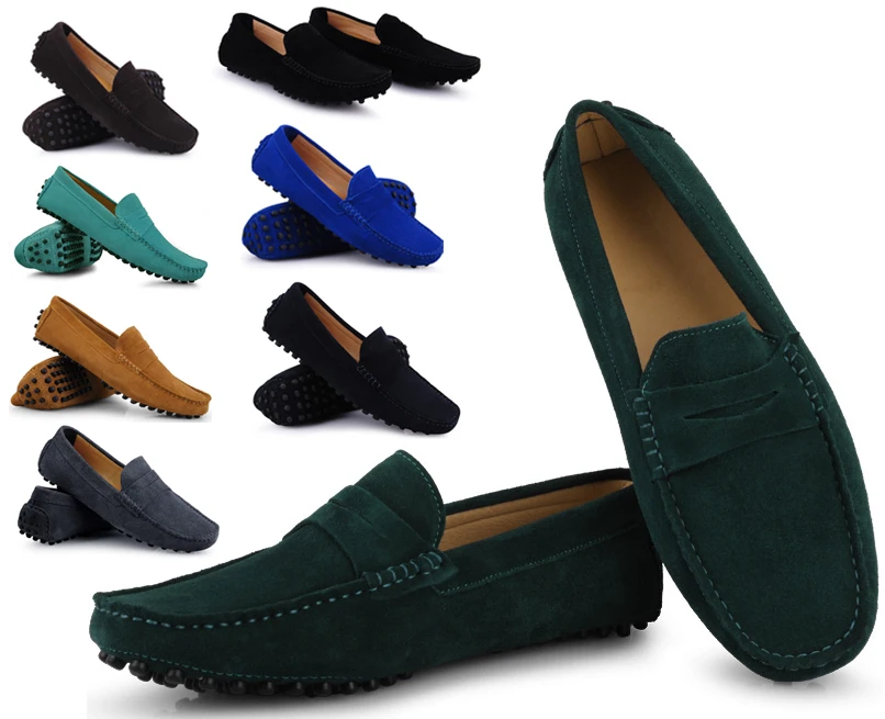 2015 Limited Mocassin Mens Loafers Mens Genuine Slip-on Moccasins Driving Shoes Loafer Multi-colored Xx116 Sapatos Masculinos
