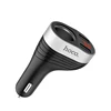 Most popular HOCO Z29 dual USB total 3.1A output and LED digital display cigarette lighter car charger
