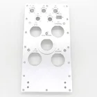 Custom made aluminum electrical panel precision sheet metal fabrication