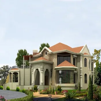 Cheap or luxury steel structure assembled house prefabricated villa