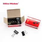 Stationery Metal Binder Fancy Unique Paper Clips new type metal black binder clips