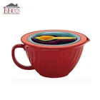 7pcs Multicolored nesting melamine plastic mixing bowl set