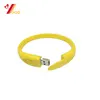 Chinese supplier silicone wristband usb flash drive 4gb with logo
