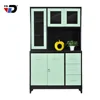 China wholesale white ready made Italian high end steel material complete cupboard kitchen cabinets and furniture