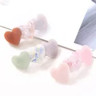 2019 Fashion High Quality Girls Acetic Acid Hairpin Heart Round Hair Barrette Hair Accessories