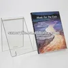 transparent acrylic book holder stand display