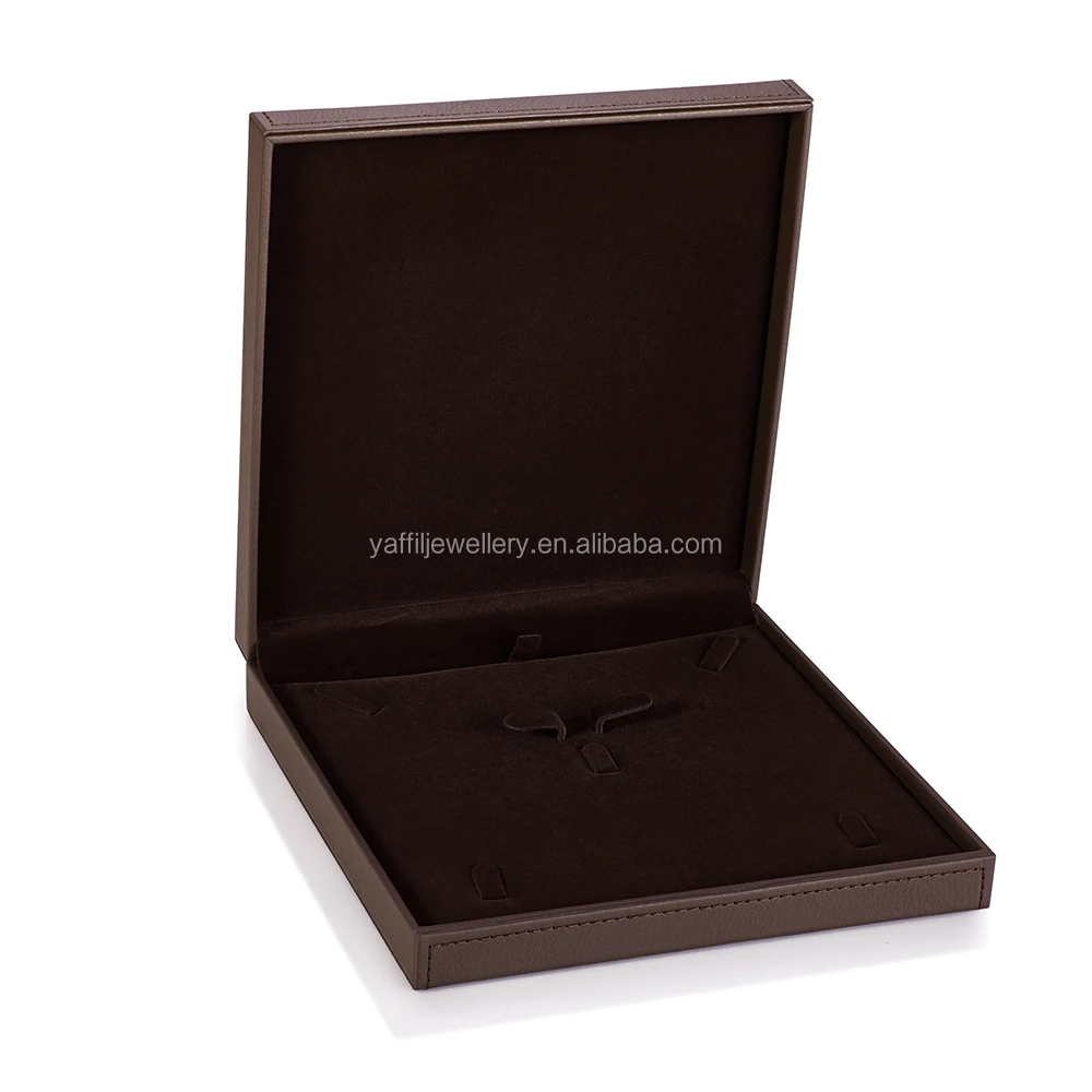leatherette gift packaging jewelry box - buy custom logo printed