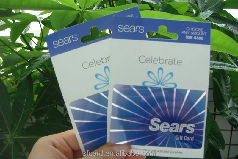 high quality plastic gift card with backer