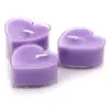 Purple Series Heart Shape High Quality Tealight Candles On Sale