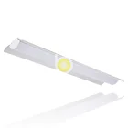 Surface or pendant mounted 20/40/50w LED smile 4 ft white led wrap ceiling light fixture