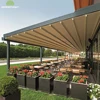 Modern Design Retractable Patio Aluminum Folding Fabric Retractable PVC Pergola Roof