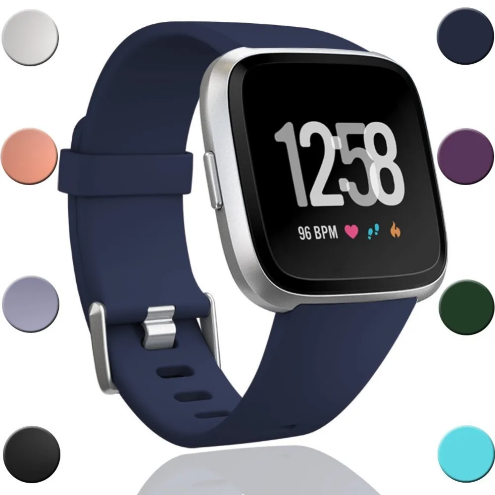 for Fitbit Watch Band, Replacement Bracelet Silicone Rubber Wrist Watch Strap for Fitbit Versa Smart Watch
for Fitbit Watch Band, Replacement Bracelet Silicone Rubber Wrist Watch Strap for Fitbit Versa Smart Watch