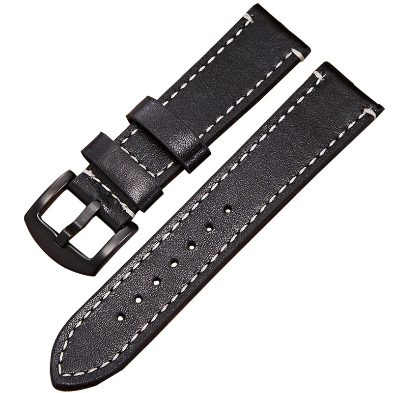 New double-sided leather strap for Apple watch Father Lover's Birthday Gift Gray Brown Black 22mm Watch Band Watch Accessories, Black;brown;blue
New double-sided leather strap for Apple watch Father Lover's Birthday Gift Gray Brown Black 22mm Watch Band Watch Accessories, Black;brown;blue